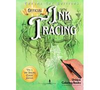 Inkalia Ink Tracing Classic Vol. 2 - Fantasy Cities & Architectural Worlds. A Reverse Coloring Experience. Just Need One Black Pen: Follow the White ... Landmarks & Monuments. Art Book for All Ages