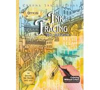 Inkalia Ink Tracing Classic Vol. 3 - Hidden Cities: The Time Travel Explorer: A Reverse Coloring Book for All Ages. Follow the White Lines with One ... Fantasy Architectural Worlds Across Time