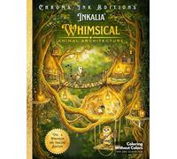 Inkalia Premium Ink Tracing: Whimsical Animal Architecture: Bold and Easy Relaxing Crafts for Adults. A Calm Drawing Book to Learn How to Draw Adorable Little Corner Worlds
