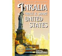 Inkalia Tracing: Trace & Share United States: A Creative Travel Guidebook to Connect, Relax & Share with Just One Black Pen - Simply Follow the White Lines