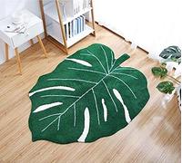INKARO Velveteen Green - Tapis de bain antidérapant et doux - Lavable en machine - Pour sol, baignoire, douche, décoration de Noël (vert, 80 x 120 cm)