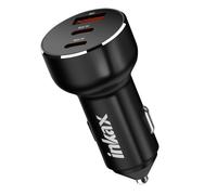 Chargeur Allume Cigare 78W Double USB-C + USB Charge Rapide Compact Inkax Noir