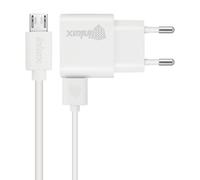 Inkax Chargeur Secteur + Câble Micro USB 1A Blanc