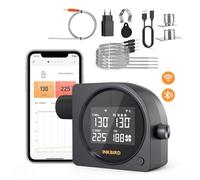 INKBIRD Contrôleur de température de barbecue Wi-Fi et Bluetooth 5G automatique avec écran LCD pour barbecue en céramique | Notification mobile, étalonnage d'alarme pour BGE, Kamado, Akorn, Weber, 5