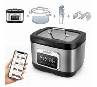 INKBIRD Cuiseur sous vide SV-500W, Wi-Fi 8 L,Tout-en-un multifonctionnel chauffage rapide 3D,séparateur de grille,Contrôle par APP