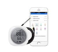Inkbird IBS-TH1 Plus Thermomètre Hygromètre Numérique Bluetooth Thermometre Interieur Hygrometre Enregistreur Temperature Humidité avec Sonde pour Terrarium,Cave(IBS-TH1 Plus+Sonde NTC)