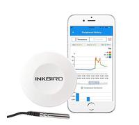 Inkbird IBS-TH1 Thermomètre Hygromètre Numérique Bluetooth Enregistreur Temperature Humidité avec Sonde NTC pour Terrarium,Cave Vin,Serre