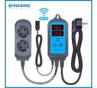 INKBIRD IHC-200/IHC-200-Wifi contrôleur d'humidité contrôle intelligent par application double affichage numérique prise hygromètre avec alarme haute et basse IHC-200-WIFI
