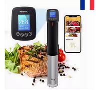 INKBIRD ISV-100W Cuiseur Sous Vide WiFi,Thermoplongeur Sous Vide Cooker 1000W,Calculateur d'Immersion Cuisinière Cuiseur Oeuf