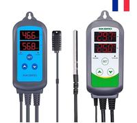 INKBIRD ITC-308 Prise Thermostat Chauffage Regulateur de Temperature et IHC-200 Contrôleur Humidité Prise Hygrostat Combinaison