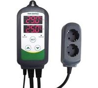 Inkbird ITC-308 Prise Thermostat Numérique 2 Relais 220V Sonde,Controleur Température Refroidissement Chauffage pour Aquarium Terrarium Incubateur Mini Serre Cuve Brassage(ITC-308 Thermostat Standard)