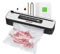 INKBIRD Machine Sous Vide Alimentaire, Appareils de Mise Sous Vide Avec Coupeur Intégré | 6 Modes de Scellage-Sec/Humide/Liquide, 130W Puissance Élevée- Joint Rapide, Indicateur LED, 10 Sacs, INK-VS05