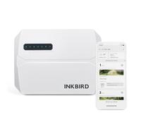 Inkbird Programmateur Arrosage WiFi 6 Voies, Contrôle APP | Retard de Pluie, Ajustement Saisonnier, Mode Manuel, Fonction Mémoire, Minuteur Arrosage Automatique pour Jardin Pelouse Cour