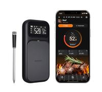 INKBIRD Thermomètre à viande sans fil WiFi 5G et Bluetooth 5.4, capteur de température multi-capteurs, précision testée par le NIST, pour four, barbecue, fumoir, friteuse à air, four