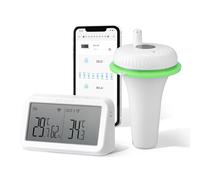 Inkbird Thermomètre Piscine WiFi avec Passerelle, Alerte Notification | Moniteur Interieur, Surveillance 9 Canaux, Contrôle App, Spa Bain Aquarium