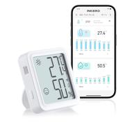 INKBIRD WiFi Thermomètre Intérieur Hygromètre IBS-TH3-PLUS, Ecran LCD | Enregistreur Temperature Humidite, Alerte Notification App, Exportation des Données, Maison Chambre Serre Cave Vin Reptile