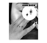 Inkbox Temporary Tattoos, Semi-Permanent Tattoo, One Premium Easy Long Lasting, Waterproof Temp Tattoo with For Now Ink - Lasts 1-2 Weeks, Sparkle, 1 x 1 in