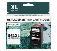 inkcloud 560/561XL Pack Cartouche de remplacement pour Canon Pixma TS5350 TS7450 1 Couleur