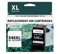inkcloud PG-545XL/CL-546XL Remplacement pour Canon TS3450 TS3350 TR4550 1 Couleur