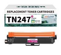 inkcloud TN247 Toner compatible pour Brother TN-243CMYK DCP-L3550CDW MFC-L3750CDW 1 Magenta