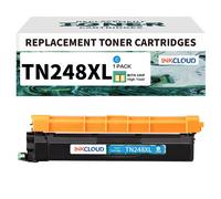 inkcloud TN248XL Toner compatible pour Brother DCP-L3560CDW MFC-L3760CDW HL-L3240CDW 1 Cyan