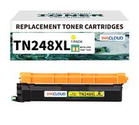 inkcloud TN248XL Toner compatible pour Brother DCP-L3560CDW MFC-L3760CDW HL-L3240CDW 1 Jaune