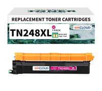 inkcloud TN248XL Toner compatible pour Brother DCP-L3560CDW MFC-L3760CDW HL-L3240CDW 1 Magenta