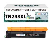 inkcloud TN248XL Toner compatible pour Brother DCP-L3560CDW MFC-L3760CDW HL-L3240CDW 1 Noir
