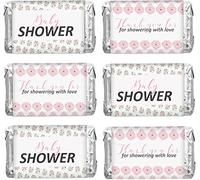 Inkdotpot Lot De 90, Emballages De Bonbons Pour Baby Shower, Mini Emballages De Miniatures De Barre De Chocolat Autocollants D'Étiquette De Barre De Chocolat Pour Décor De Douche De Bébé Fille
