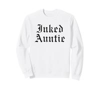 Inked Auntie Tattooed Aunt Gothic Polices Design Sweatshirt
