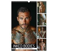 Inked Bodies - Sexy Tattooed Men (Wall Calendar 2026 DIN A3 portrait), CALVENDO 12 Month Wall Calendar: Discover the beauty of tattooed men with ... intricate tattoos, perfect for art lovers