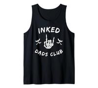 Inked Dads Club Skeleton Hand Bats Graphic Débardeur
