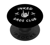 Inked Dads Club Skeleton Hand Bats Graphic PopSockets PopGrip Adhésif