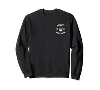 Inked Dads Club Skeleton Hand Bats Graphic Sweatshirt