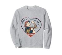 Inked Empowered Girl Power Art vintage Sweatshirt