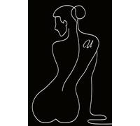 Inked Introspection U Monogram Initial Journal