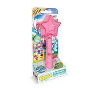 INKEE Baguette Magique Etoile pour Bombe de Bain Enfant - Jouet de Bain pour Bain moussant Enfant , Apprentissage des Couleurs , 37 Boules de Bain incluses - Rouge