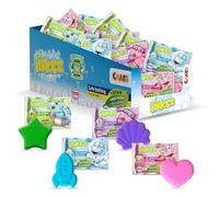 INKEE Bath Fizzer Mix Pack de 40 Boules de bain pétillante à l'huile d'amande douce, Bombes de bain 40x 20g - Bain moussant enfant