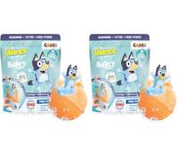 INKEE Bombe de Bain Bluey Surprise, Senteur Glace à la Fraise 100 g (Lot de 2)