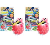 INKEE Bombe de bain surprise Rescue Crew - Boule de bain enfant avec surprise à l'intérieur, mini véhicule de secours à collectionner, bain moussant enfant (Lot de 2)