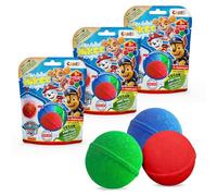 INKEE Bombes de bain pour enfants Paw Patrol Lot de 9 - 9 boules de bain en 3 couleurs avec huile de jojoba et parfum de cerise - 3 x 50 g