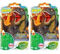INKEE Bubble Bath Dino - Bain moussant pour enfants Dinosaure, Liquide pour mousse de bain VERT avec Aloe vera & Arôme Bonbon Cola, 40g (Lot de 2)