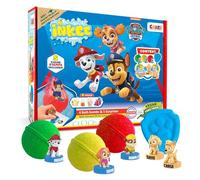 INKEE Coffret de bain PAT PATROUILLE - Set de bain avec 4 boules de bain et 5 figurines Pat Patrouille, Bombes de bain surprise parfumées à l'huile d'amande douce