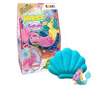 INKEE GALUPY MERMAID - Bombe de Bain enfant enf orme de coquillage, Boule de bain avec surprise à l'intérieur - Jouet de bain Licorne, testé dermatogoliquement