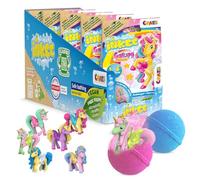 INKEE Pack de 5x Bombes de Bain enfant GALUPY UNICORN Boule de bain avec surprise à l'intérieur - Jouet de bain Licorne