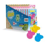 INKEE PEPPA PIG | Pack de 30x Bombes de bain enfant, Boule de bain Peppa Pig Parfum Fraise à l'huile d'amande douce, testé dermatologiquement, 30x15g