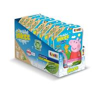 INKEE PEPPA PIG Pack de 8x Bombes de bain Surprise avec figurine Peppa Pig à l'intérieur , Parfum Sorbet Fraise , testé dermatologiquement