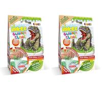 INKEE Slime de Bain Dino | Poudre Enfant Vert Fluo avec Arôme Cola Gummies, Gluant pour Bain, 100g avec Vitamine E (Lot de 2)