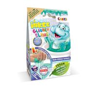 Inkee Poudre slime pour le bain enfant – Vitamine E, arôme pêche – Bleu-vert 100 g