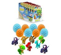 INKEE Surprise Dragons - 8x Bombes de bain pour enfants | Jouet dragon à l'intérieur - Boule de bain pour enfant - Parfum orange cola - Plaisir du bain avec surprise (8 x 100 g)